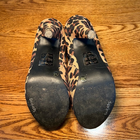 Spring Leopard Print High Heels - Picture 7 of 9